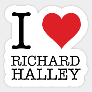 I Heart Richard Halley Sticker